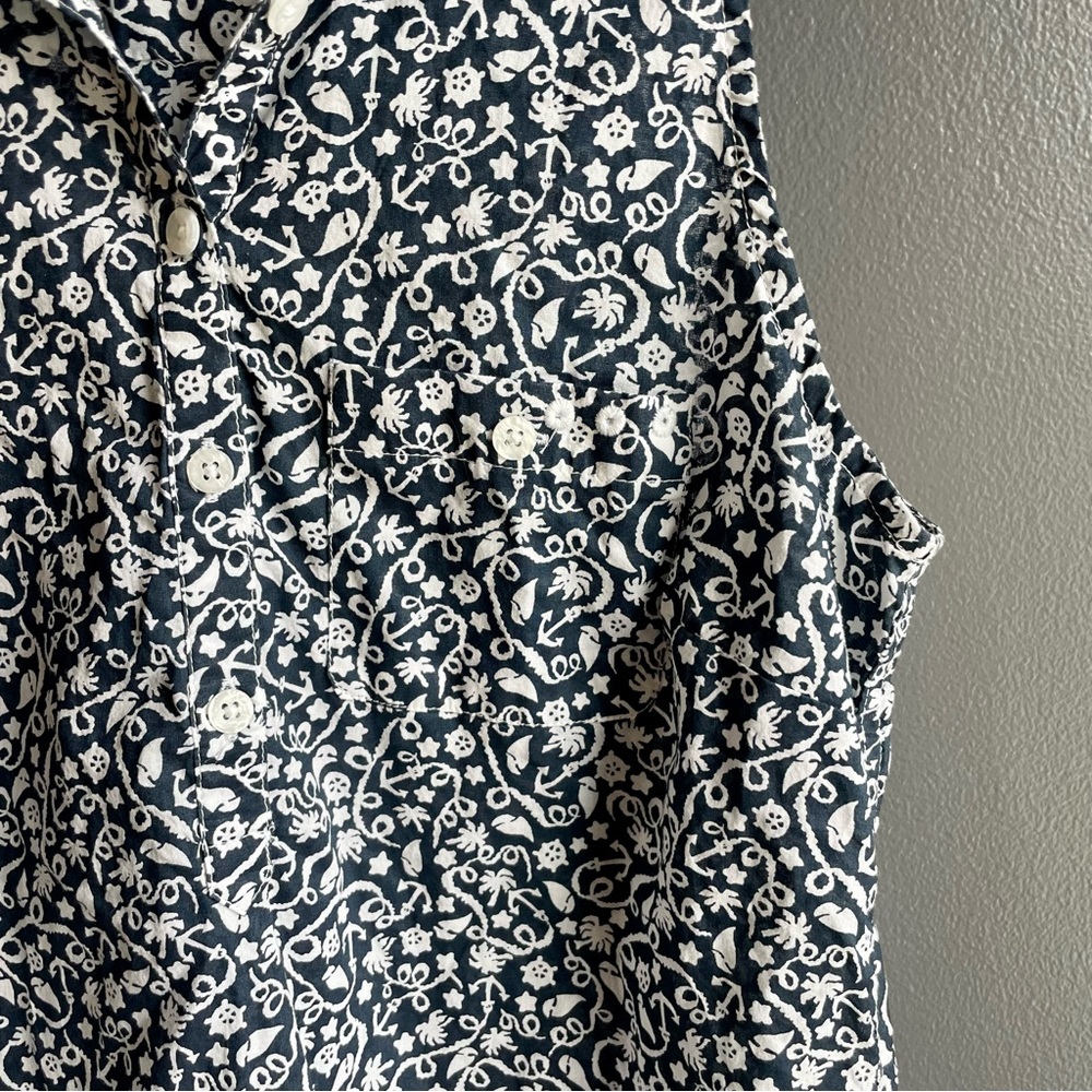 Columbia PFG Floral Sleeveless Polo Shirt - Picture 3 of 7